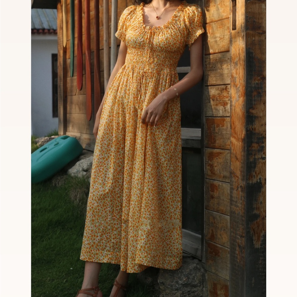 Doen Ashlynn Dress Clementines Daisy Fields - Picture 5 of 10